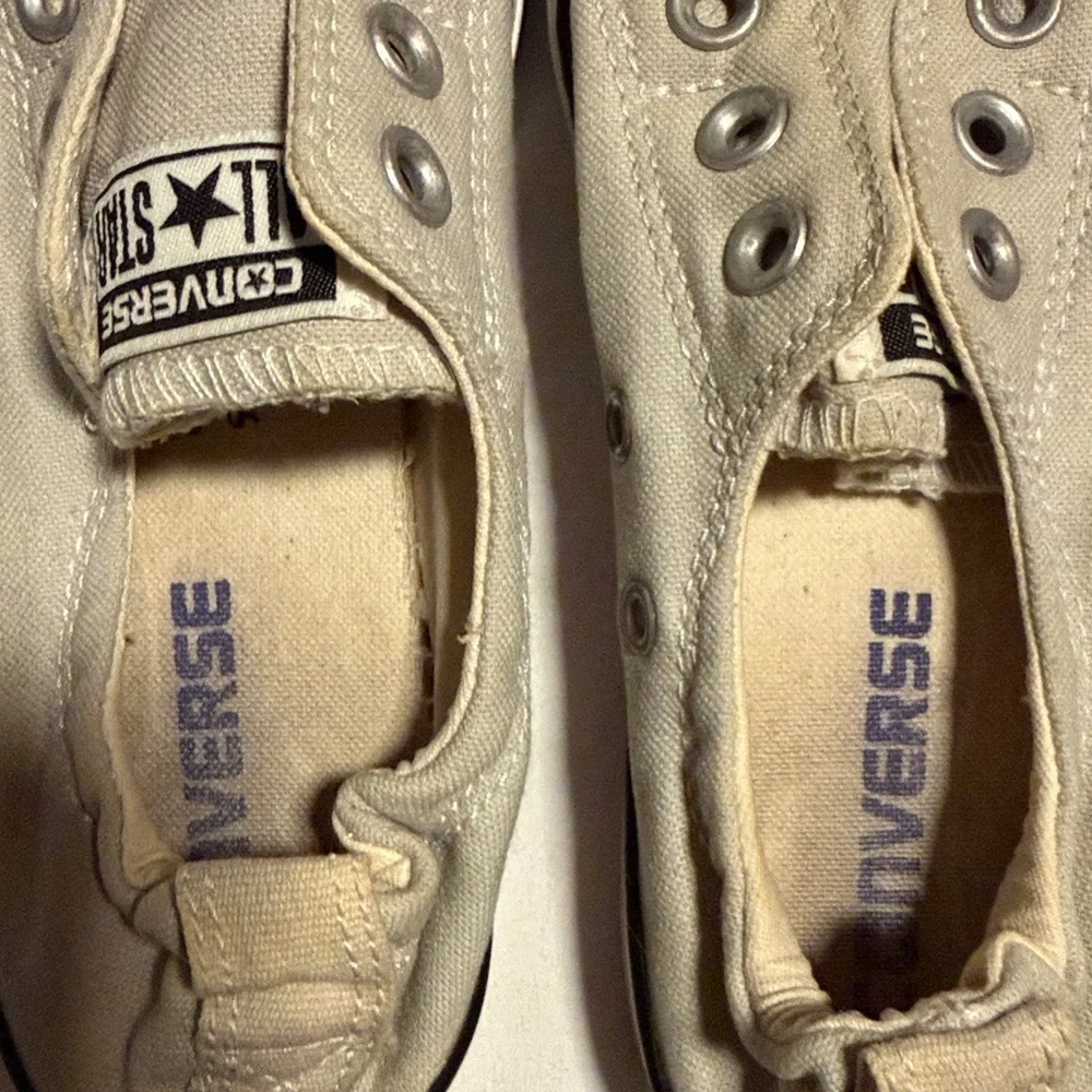 Converse Sneakers - Cream and White - Picture 7 of 7